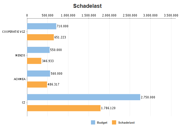 Schadelast Budgetbewaking